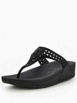 Fitflop Carmel&Trade; Toe Post Sandal - Black